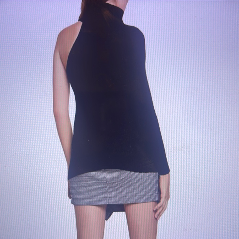 Bcbgeneration One Shoulder Turtleneck Sweater - image 2